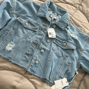 Cropped Jean Jacket